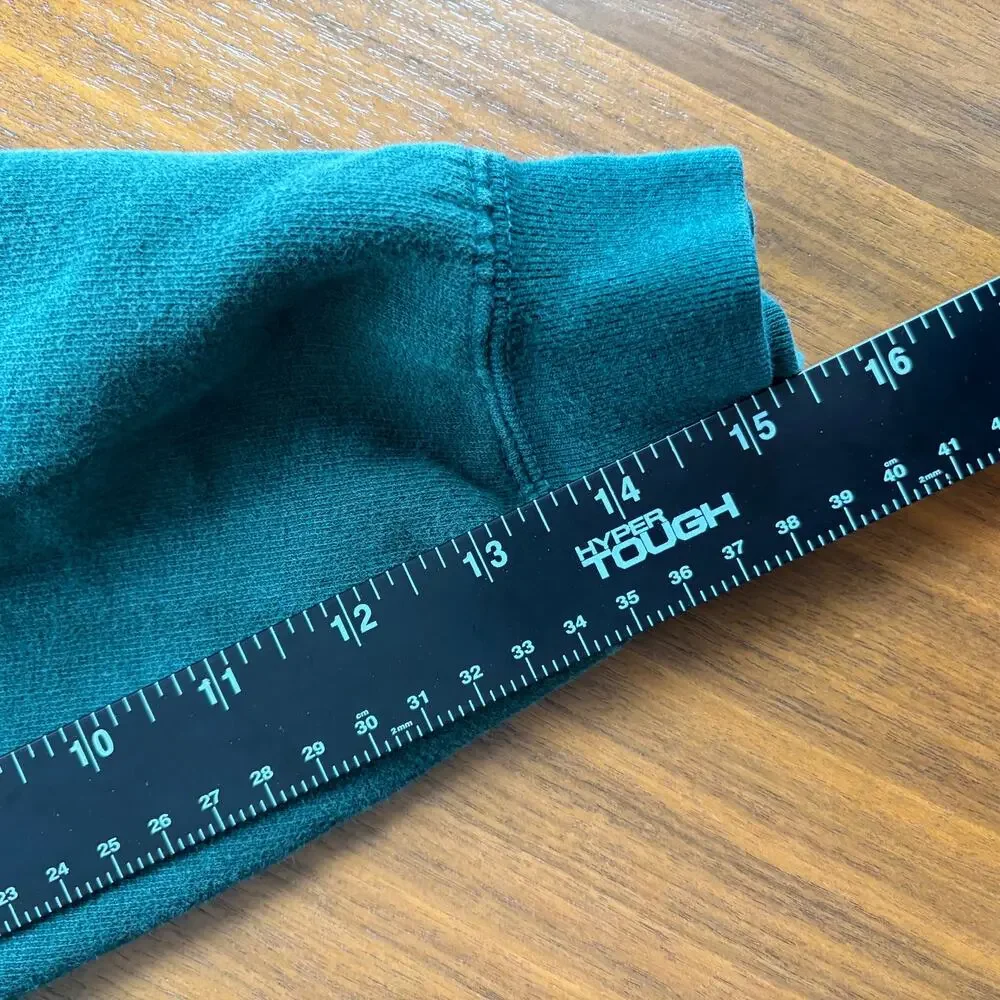 Vintage Dr. Seuss Brand Mister Grinch Embroidered Sweatshirt V Neck Size Unknown - Picture 7 of 7